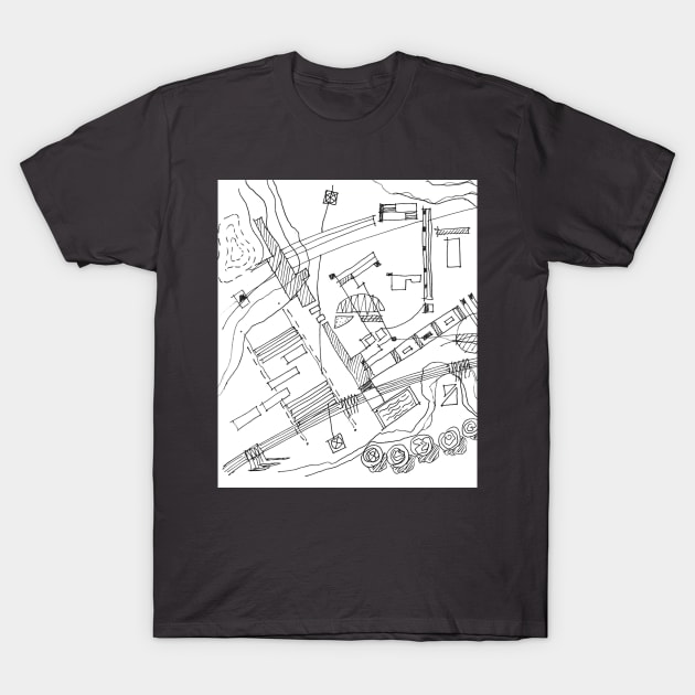 things they dreamed about. Architecture is an abstract art T-Shirt by terezadelpilar